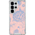 Rose Quartz & Serenity Floral Galaxy S25 Ultra Clear Case